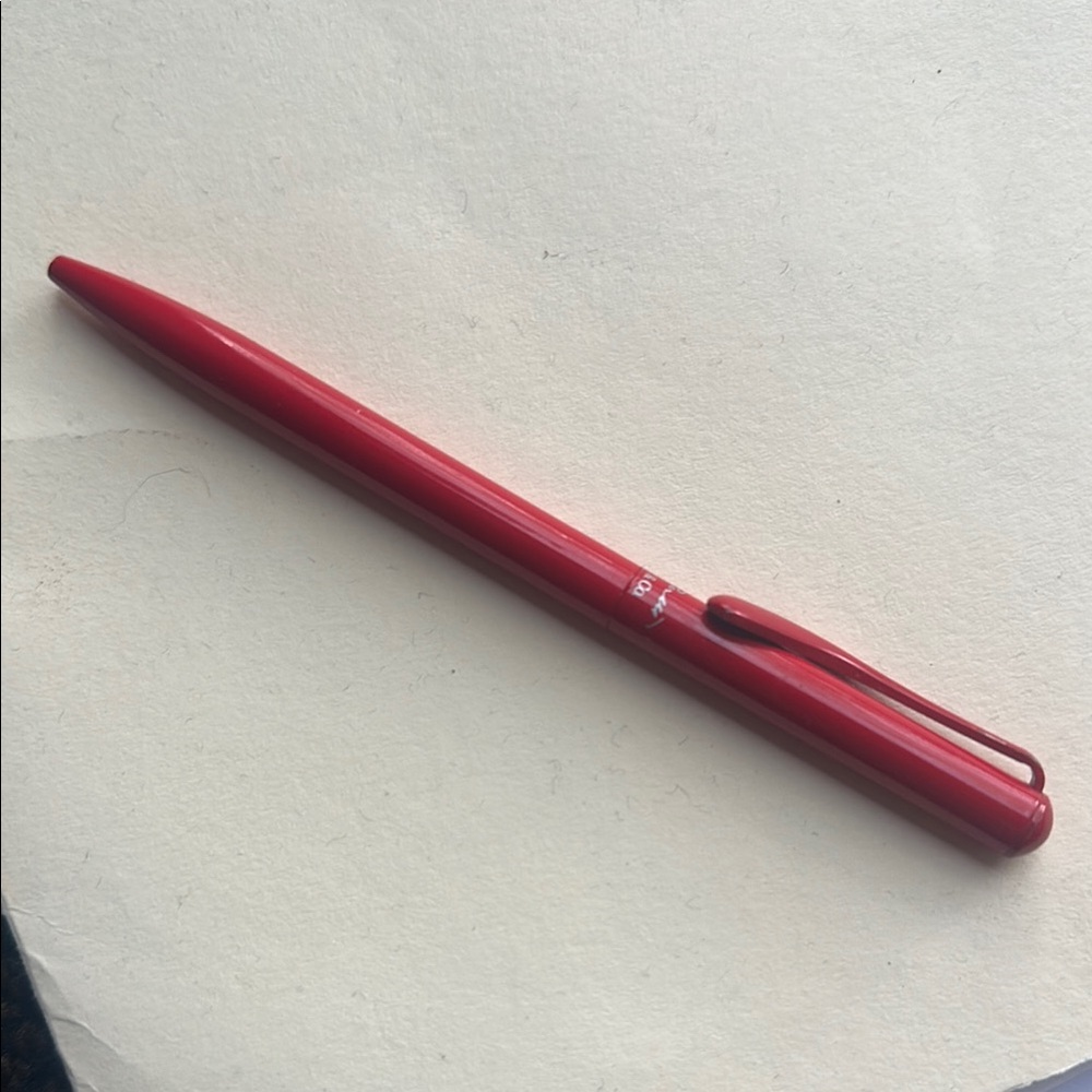 Red Elsa Peretti for Tiffany Ballpoint Pen